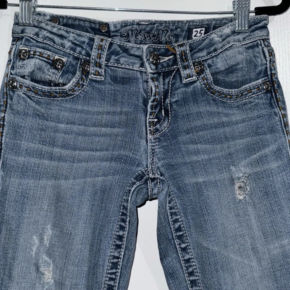 PP- Miss Me Bootcut Jeans Size 25 - Picture 2 of 11